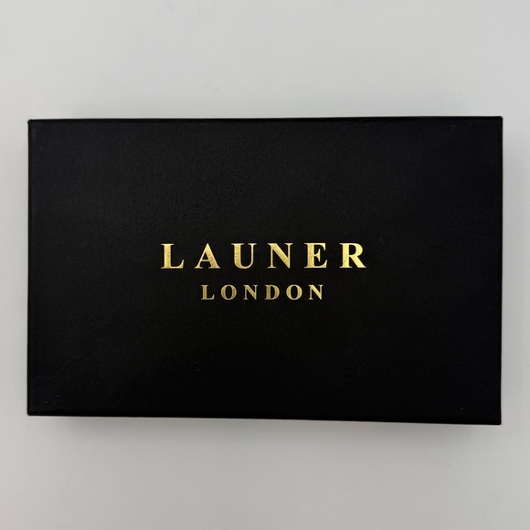 LAUNER • JASMINE Zip Clutch Wallet in Black • Royal Warrant H.M. QUEEN ($735+) - Picture 15 of 16